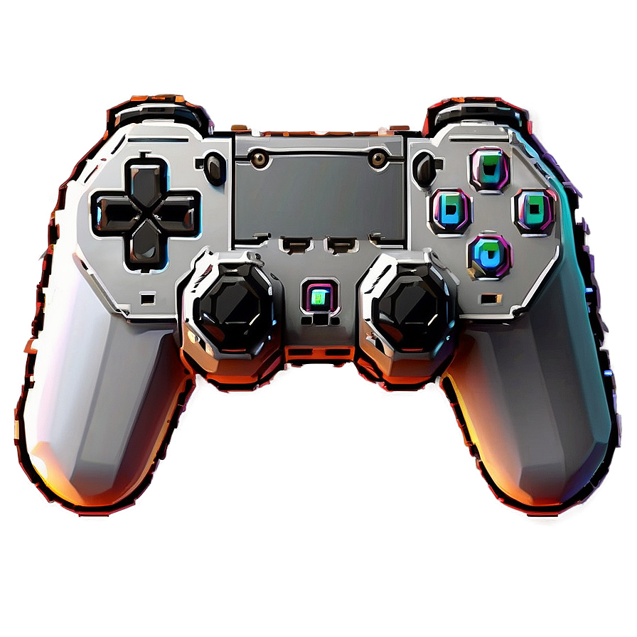 Pixelated Video Game Controller Png 06112024