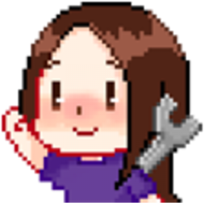 Pixelated Waving Girl Emote