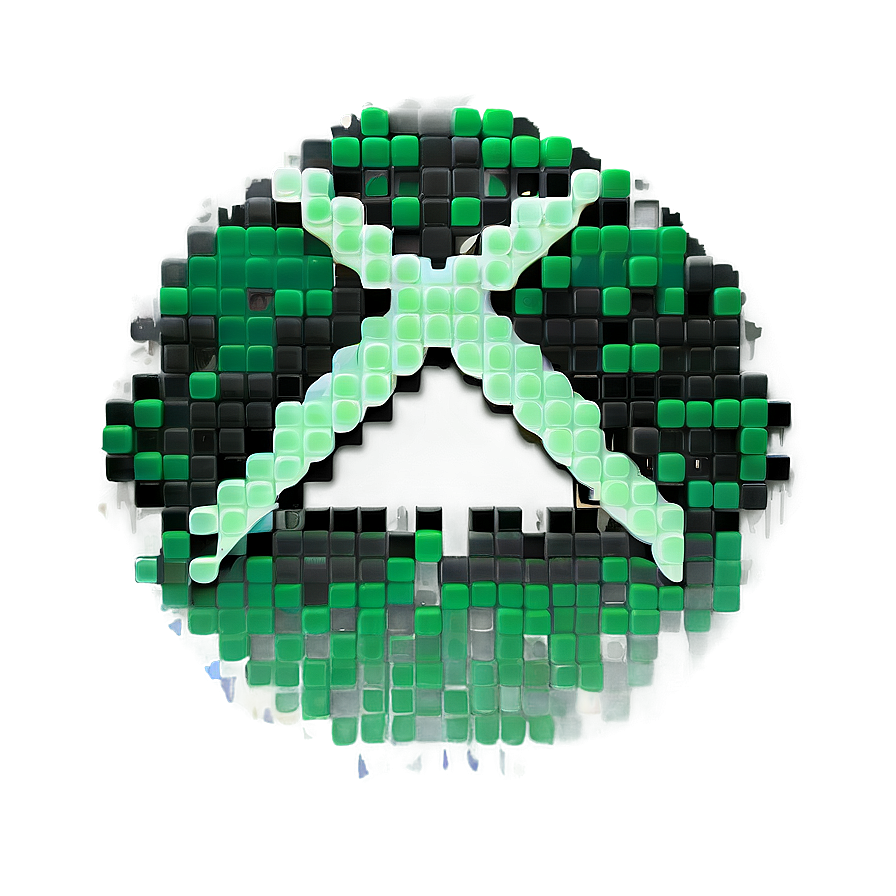 Pixelated Xbox Logo Png Puk