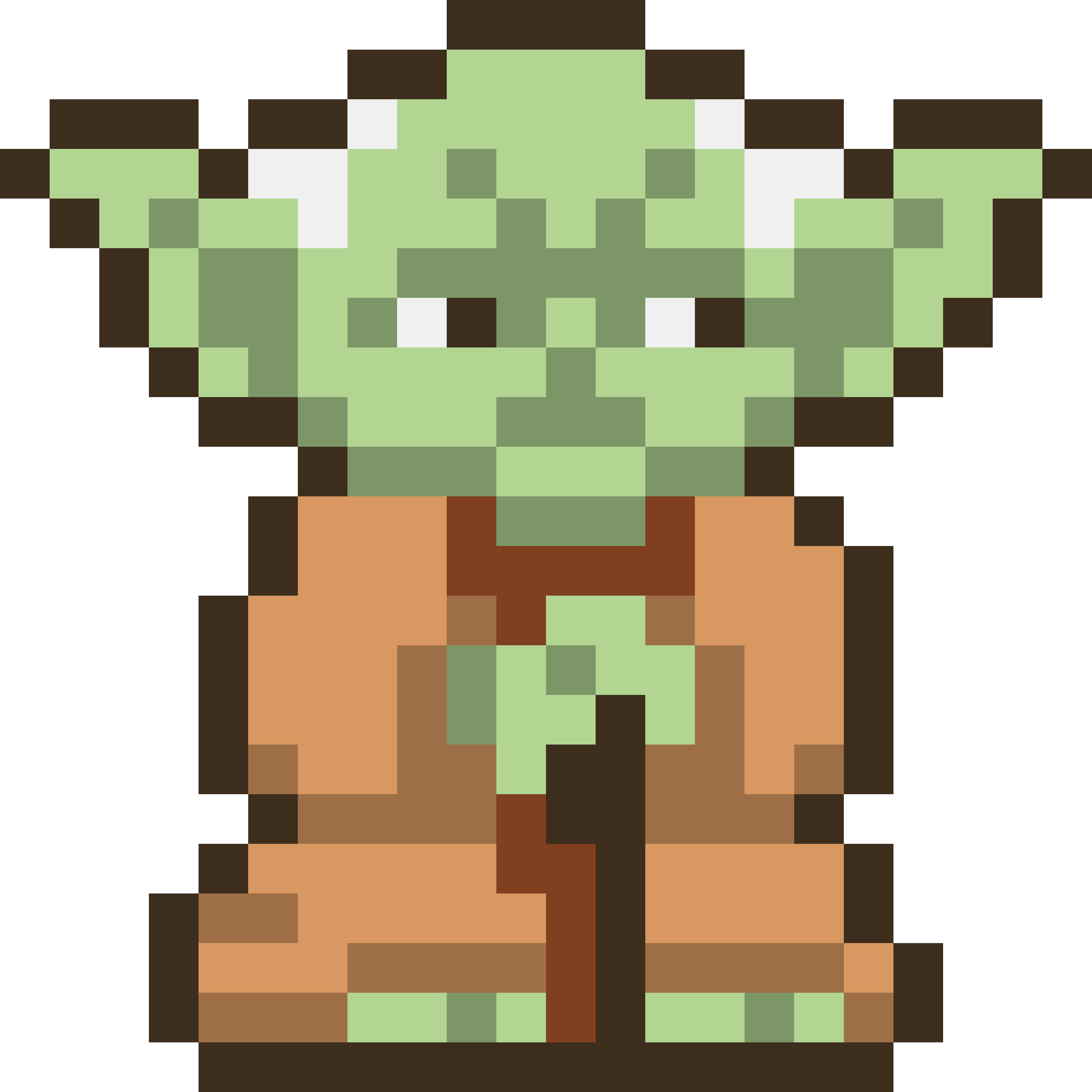 Pixel Yoda Clipart , Png Download - Minecraft Yoda Pixel Art, Transparent Png PNG with transparent background