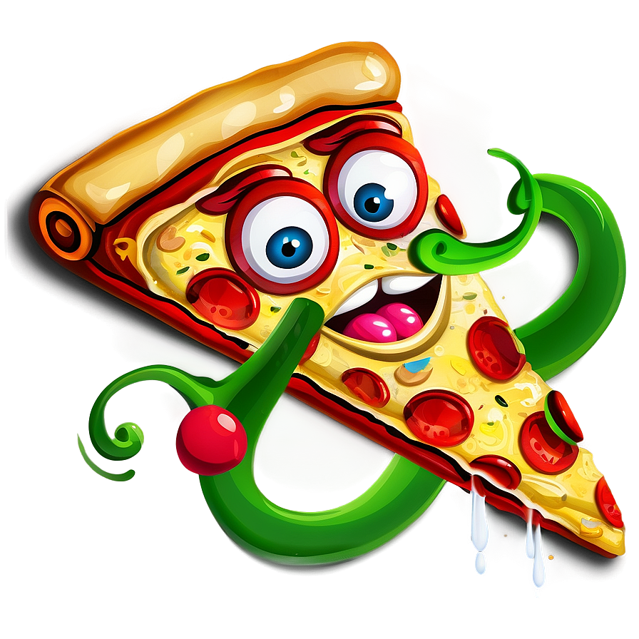 Pizza Cartoon A