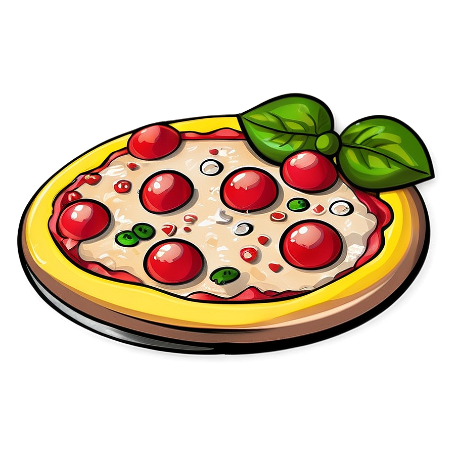 Pizza Cartoon Character Set Png Mub82