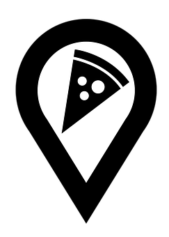 Pizza Pin Icon