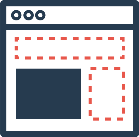 Display Ads Icon - Carmine, HD Png Download PNG with transparent background