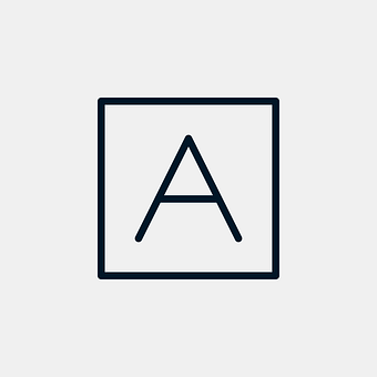 Placeholder Icon Letter A PNG image with a transparent background, free high-resolution download