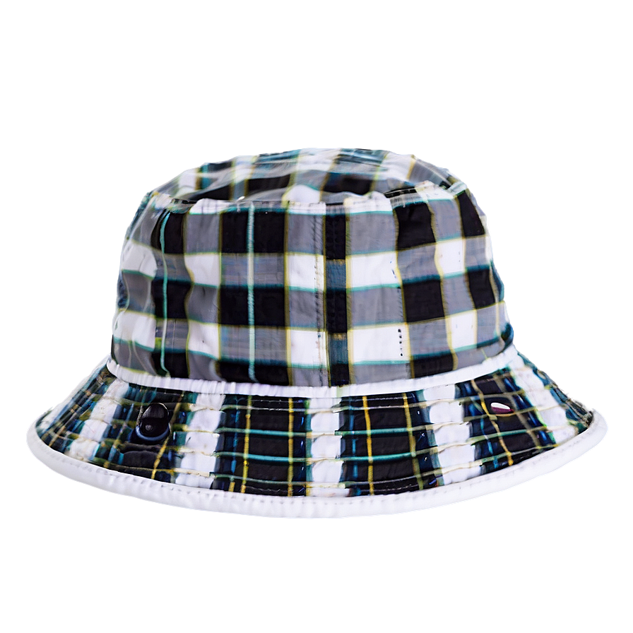 Plaid Bucket Hat Png 05252024