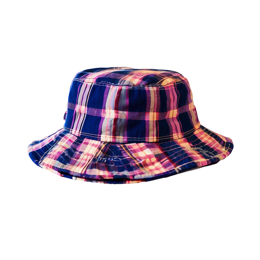 Plaid Bucket Hat Png Mbv