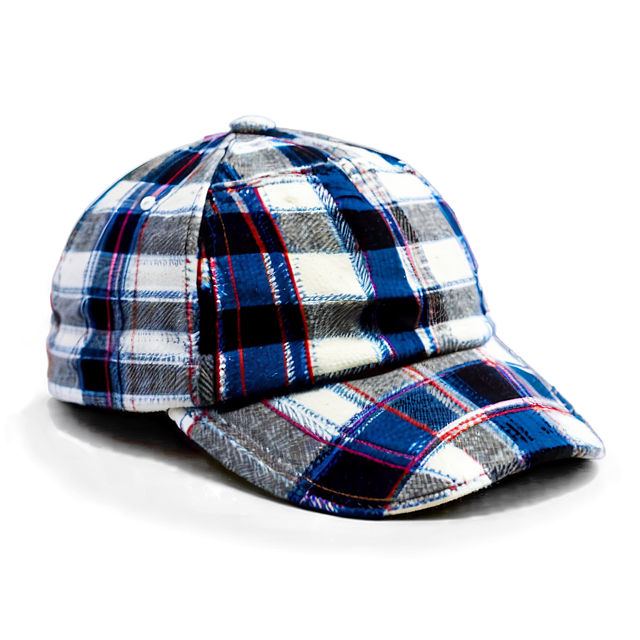 Plaid Dad Cap Graphic Png Eom55