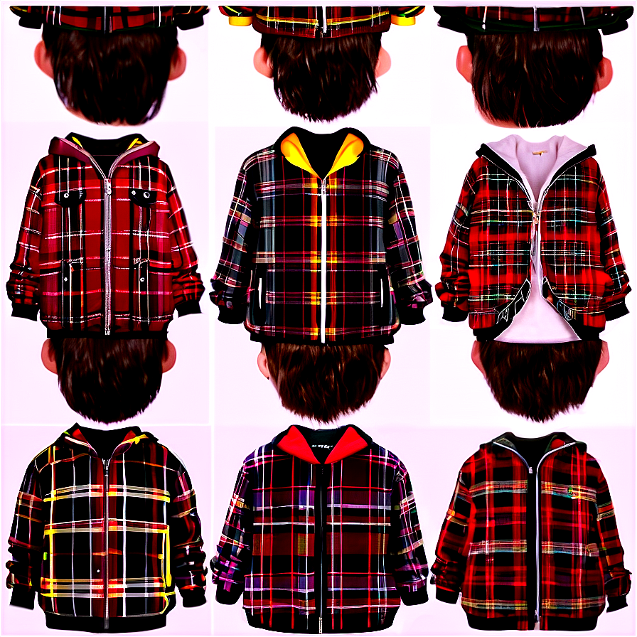 Plaid Jacket Png 05252024