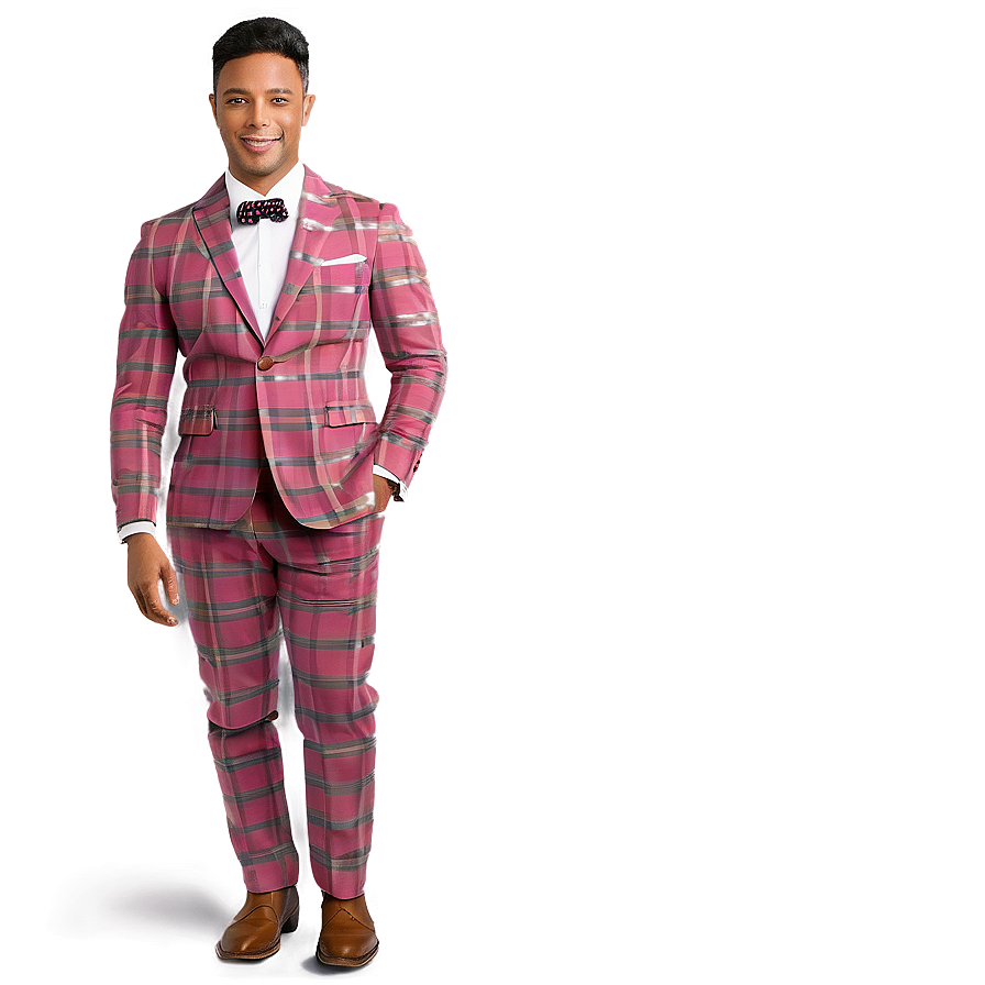 Plaid Suit Png 05242024