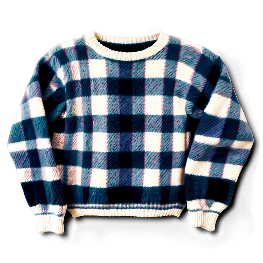 Plaid Sweater Pattern Png 96