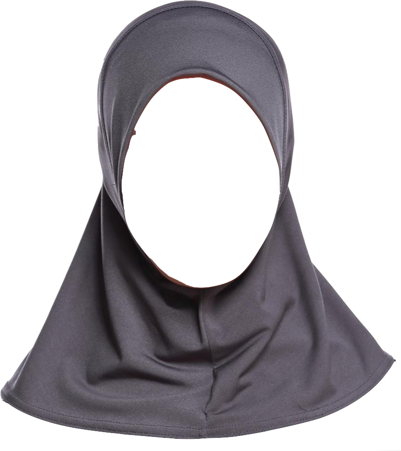 Plain Black Hijab Headscarf