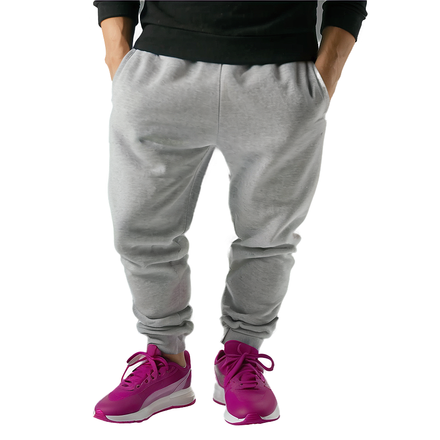 Plain Grey Sweatpants Png Oey