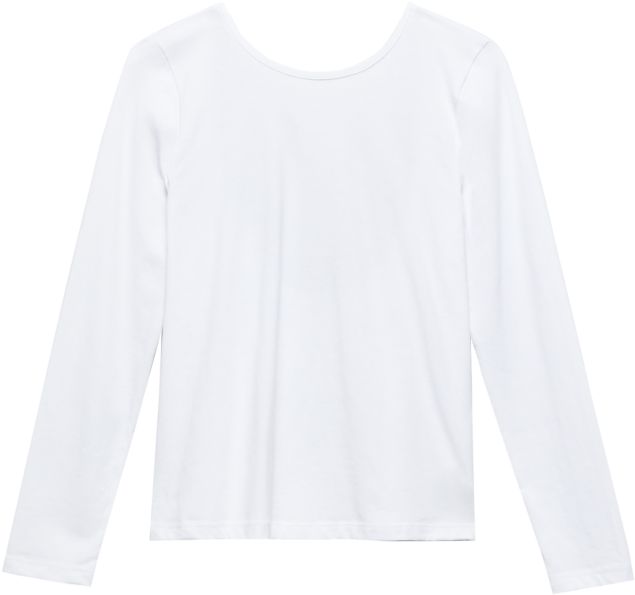 Plain White Long Sleeve Shirt