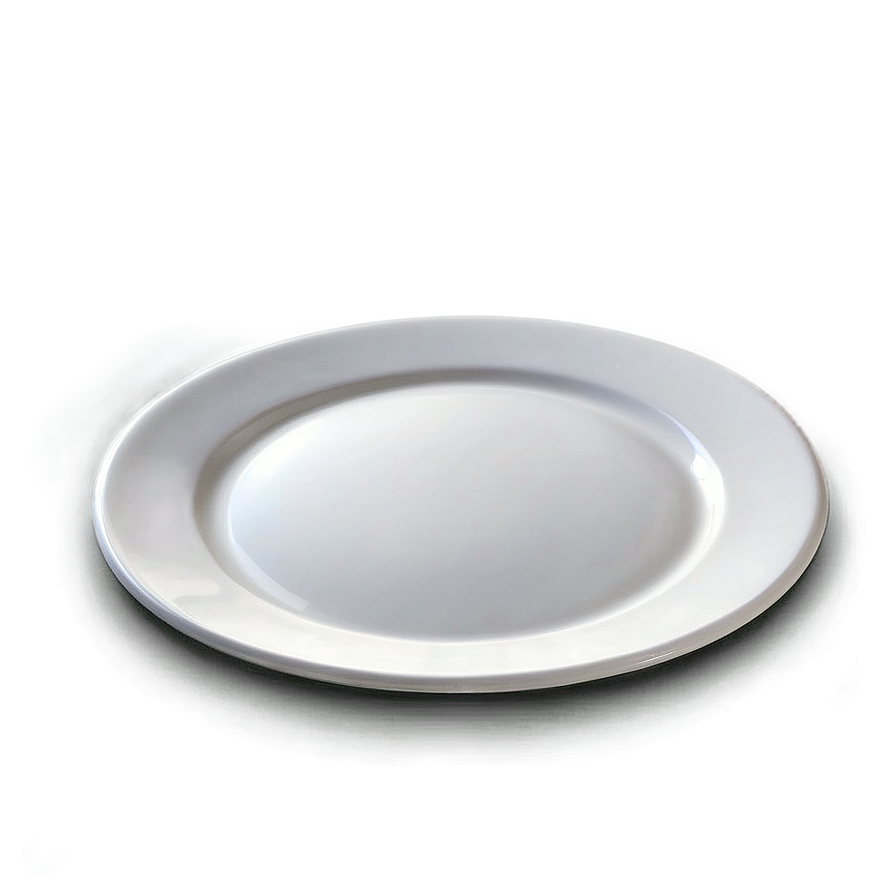 Plain White Plate Png Nwm