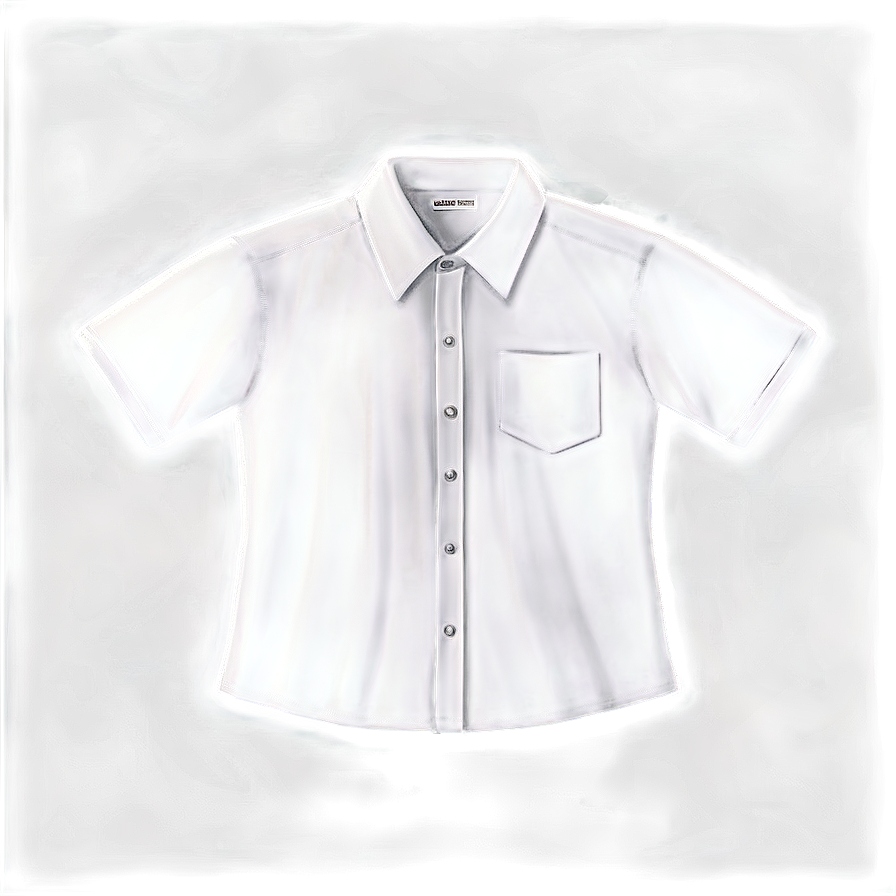 Plain White Shirt PNG 05252024 PNG with transparent background