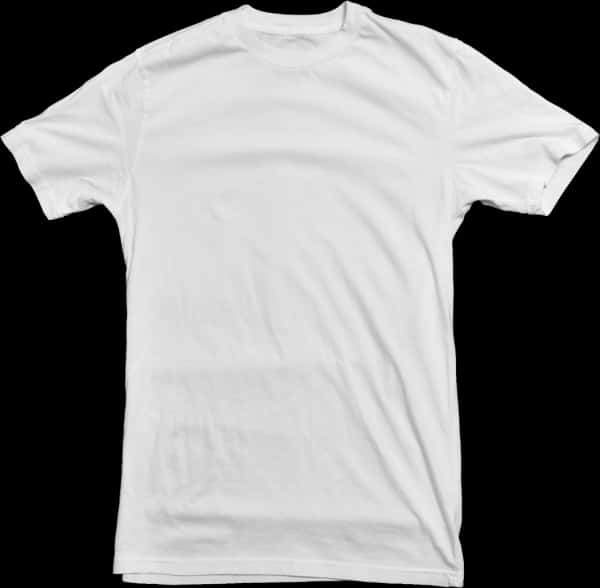 Plain White T Shirt Isolated PNG with transparent background