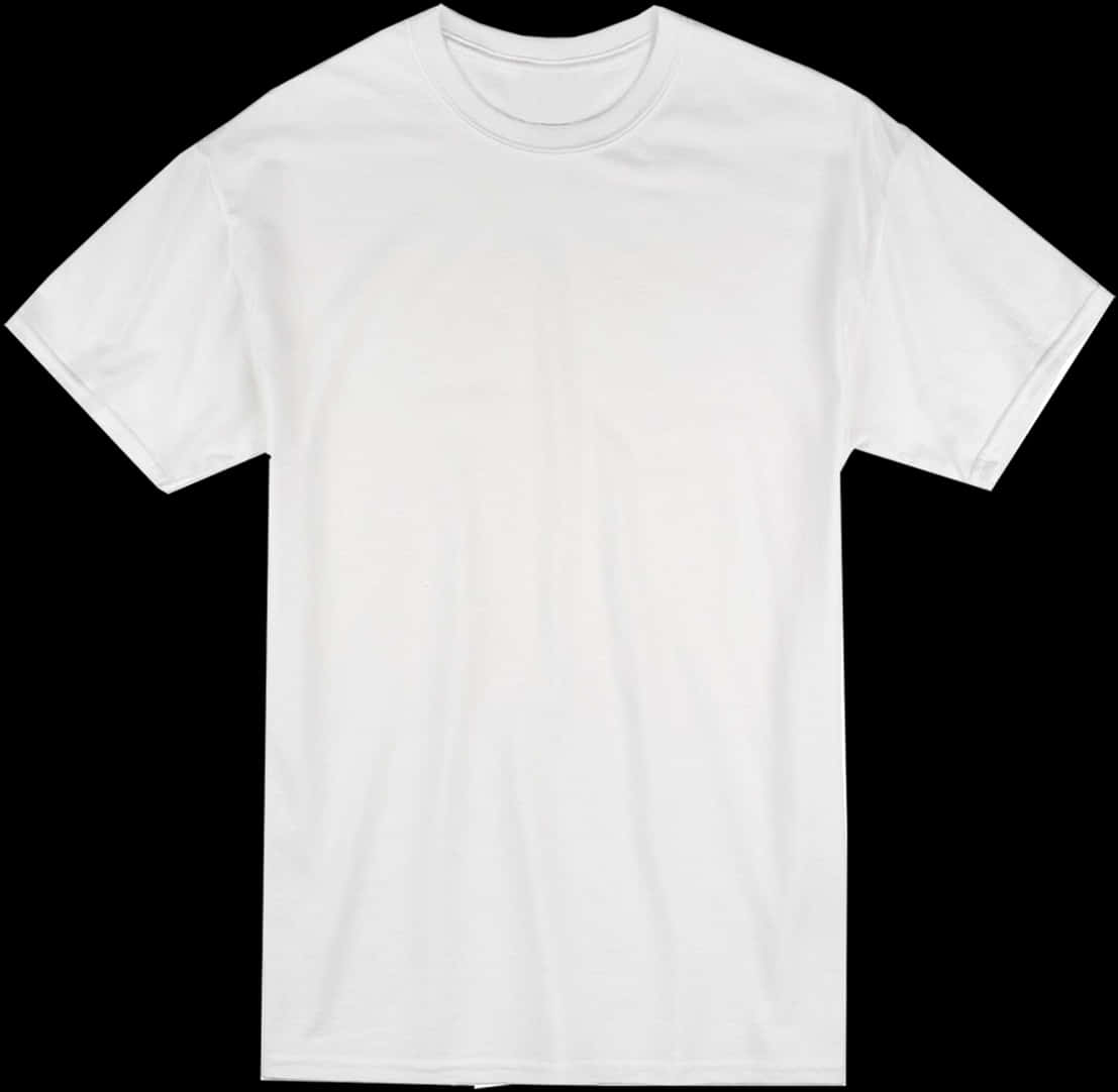 Plain White T Shirt Product Photo PNG with transparent background