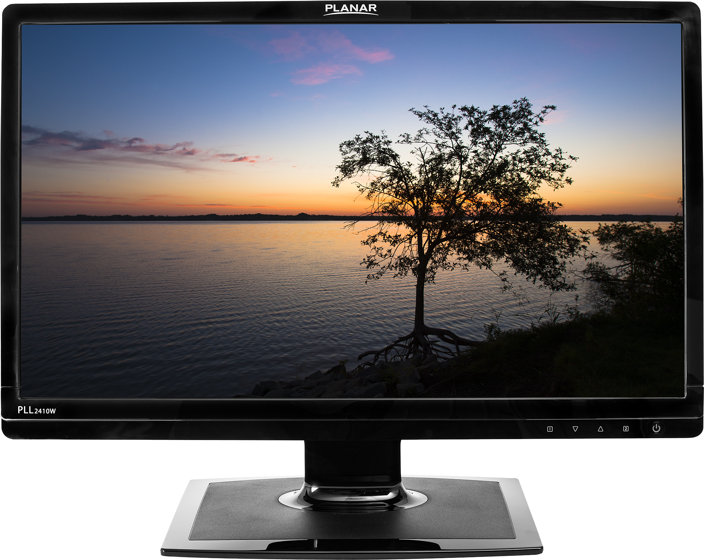 Pll2410w Front - Planar Pl2410w, HD Png Download PNG with transparent background