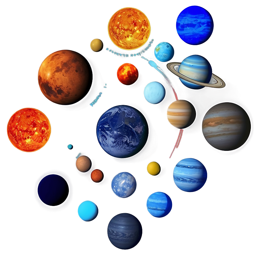 Planets Of Solar System Png Tra12