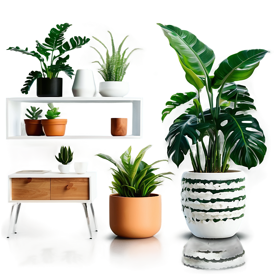 Plant-inspired Home Decor Png Hdc