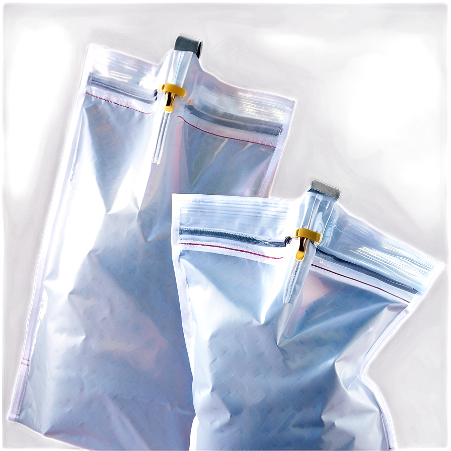 Plastic Bag With Zipper Png 05252024