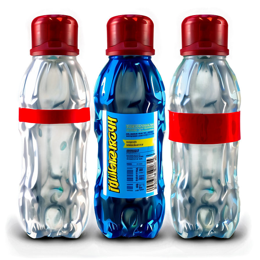 Plastic Bottle With Label Png 05252024