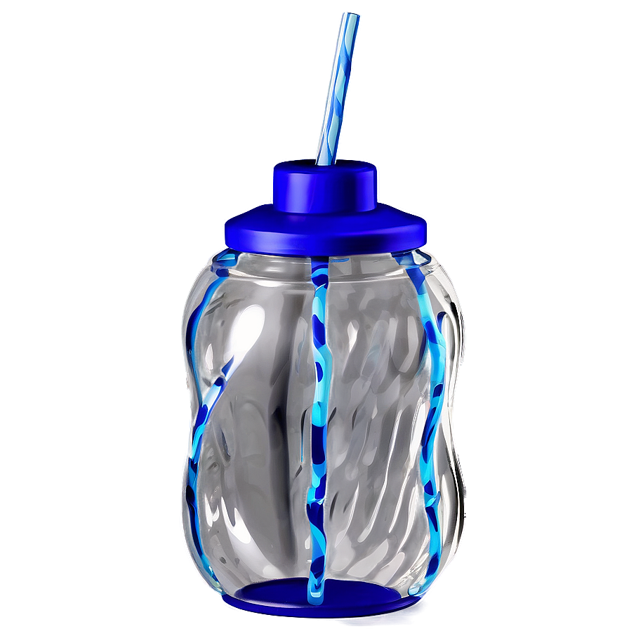 Plastic Bottle With Straw Png 05252024