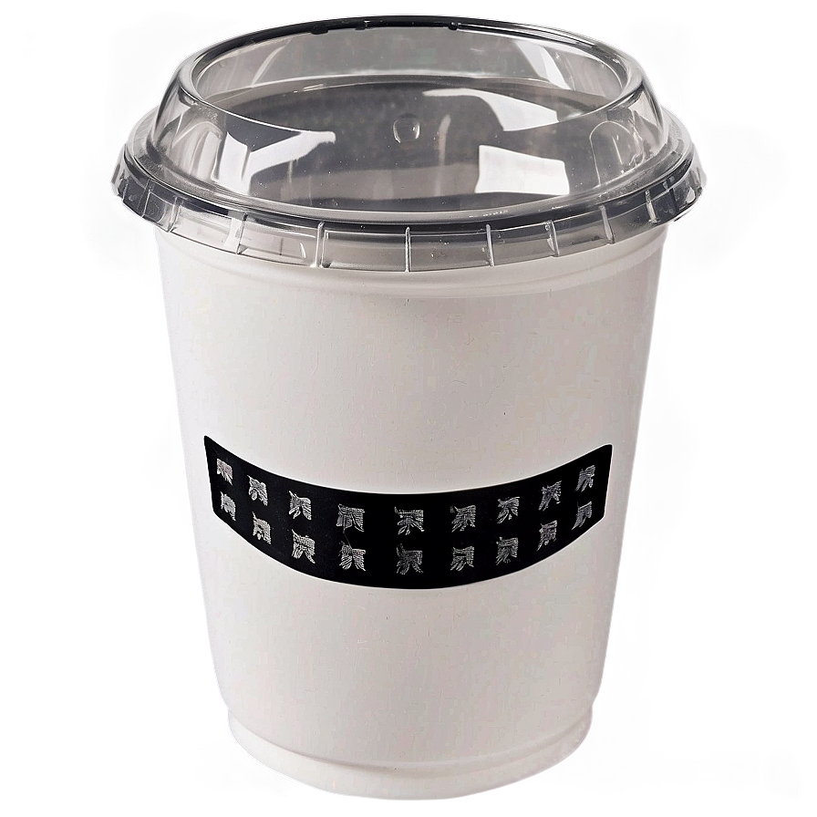 Plastic Cup With Logo Png 06132024