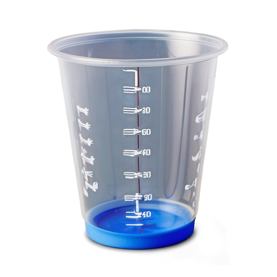 Plastic Cup With Measurements Png Ruu7