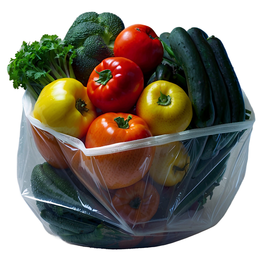 Plastic Produce Bag Png 9