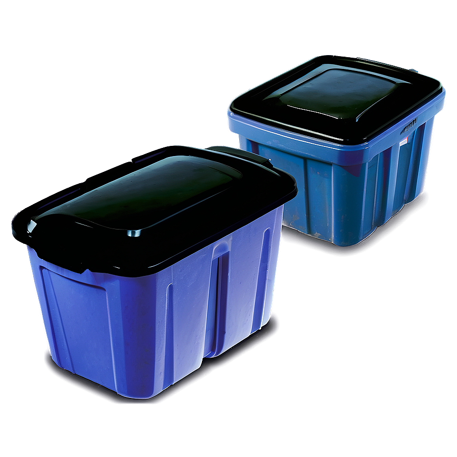 Plastic Recycling Bin PNG 11 PNG image with a transparent background, free high-resolution download