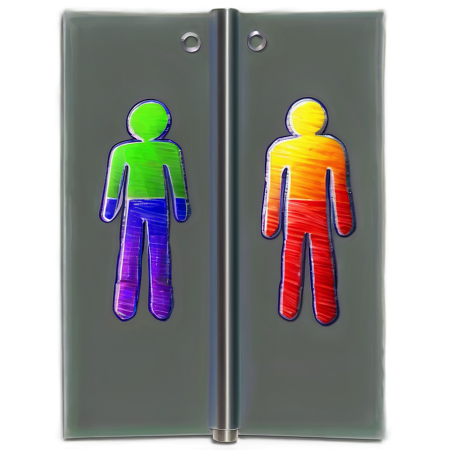 Plastic Restroom Sign Png Epo