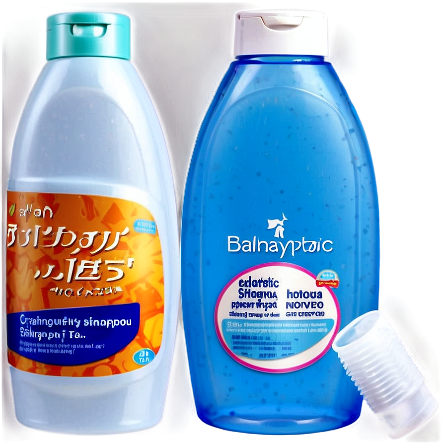 Plastic Shampoo Bottle Png 05252024