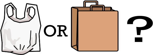 Paper Or Plastic Bag - No Plastic Bag Png, Transparent Png PNG with transparent background