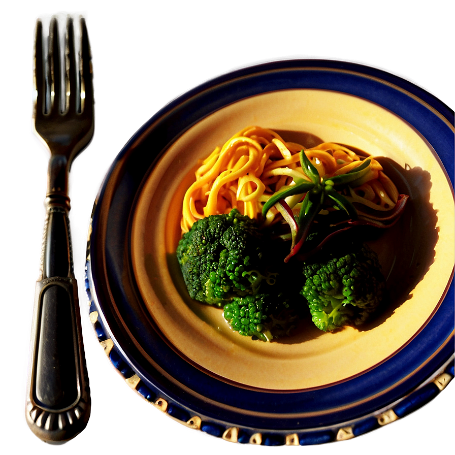 Plate Of Food With Cutlery Png Axw