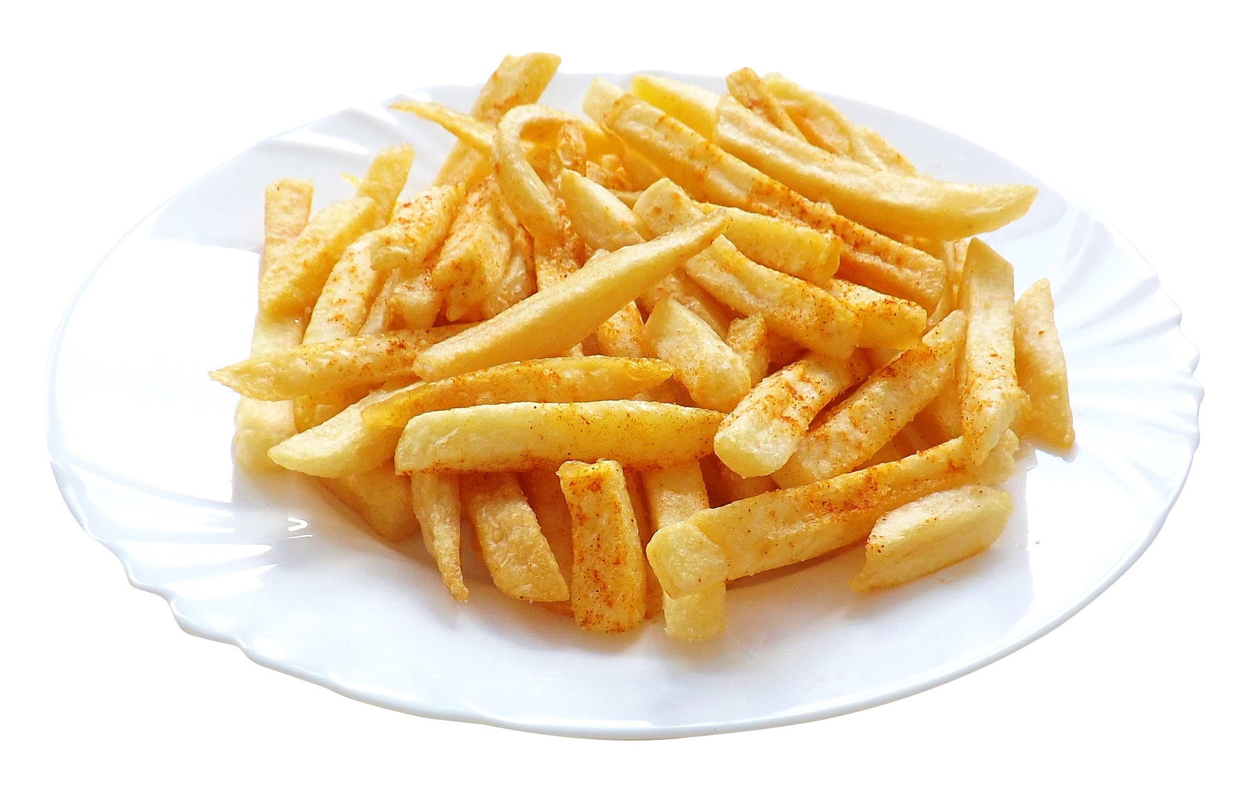 Plateof French Fries PNG image with a transparent background, free high-resolution download