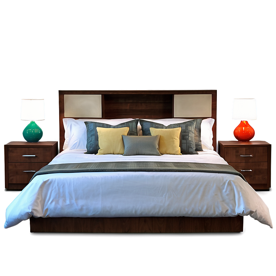 Platform Bed Minimalist Png 48