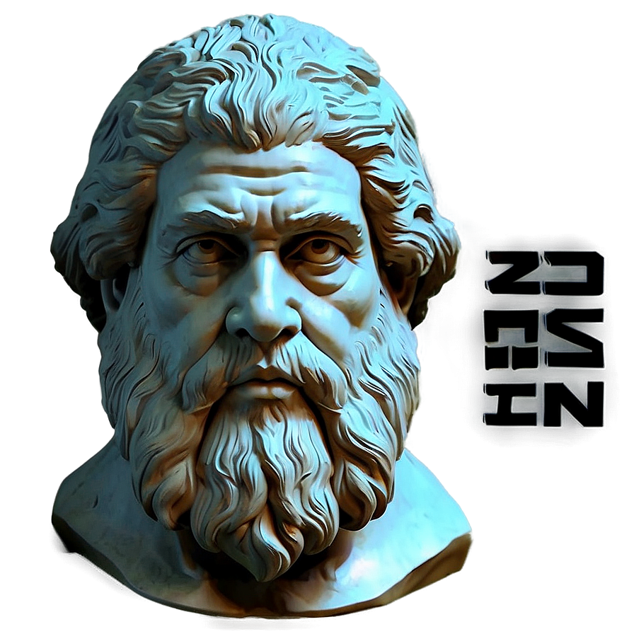 Plato Portrait Art Png Vrw