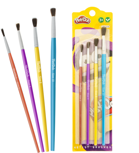 Play Doh Artist Brushes Packaging