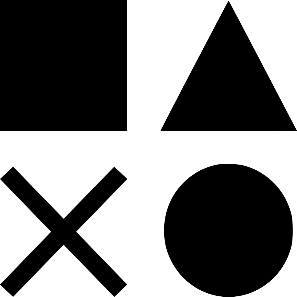 Playstation Buttons Signs - Playstation Button Icon Png, Transparent Png PNG with transparent background