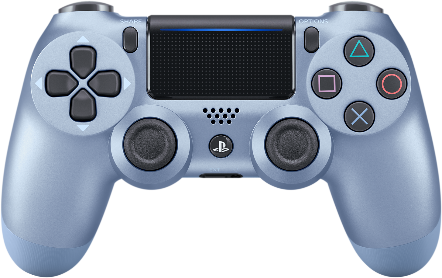 Playstation 4 Controller Titanium Blue, HD Png Download PNG with transparent background