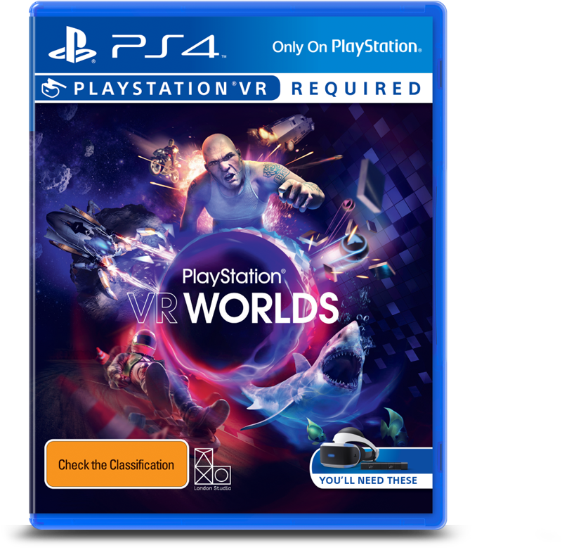 Play Station V R Worlds P S4 Game Cover