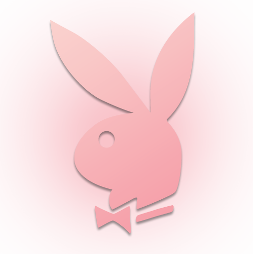 Playboy Bunny Logo Pink Background