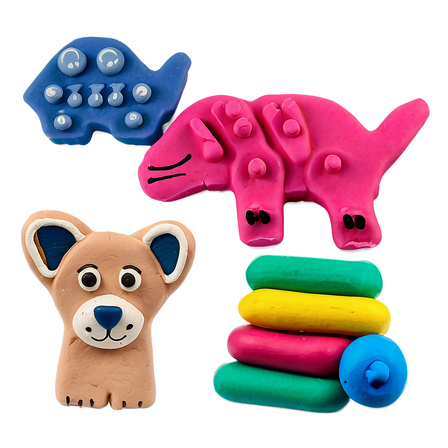 Playdough Animal Creations Png 30