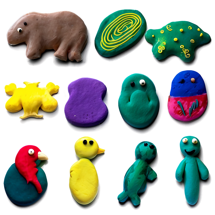 Playdough Animal Creations Png 46