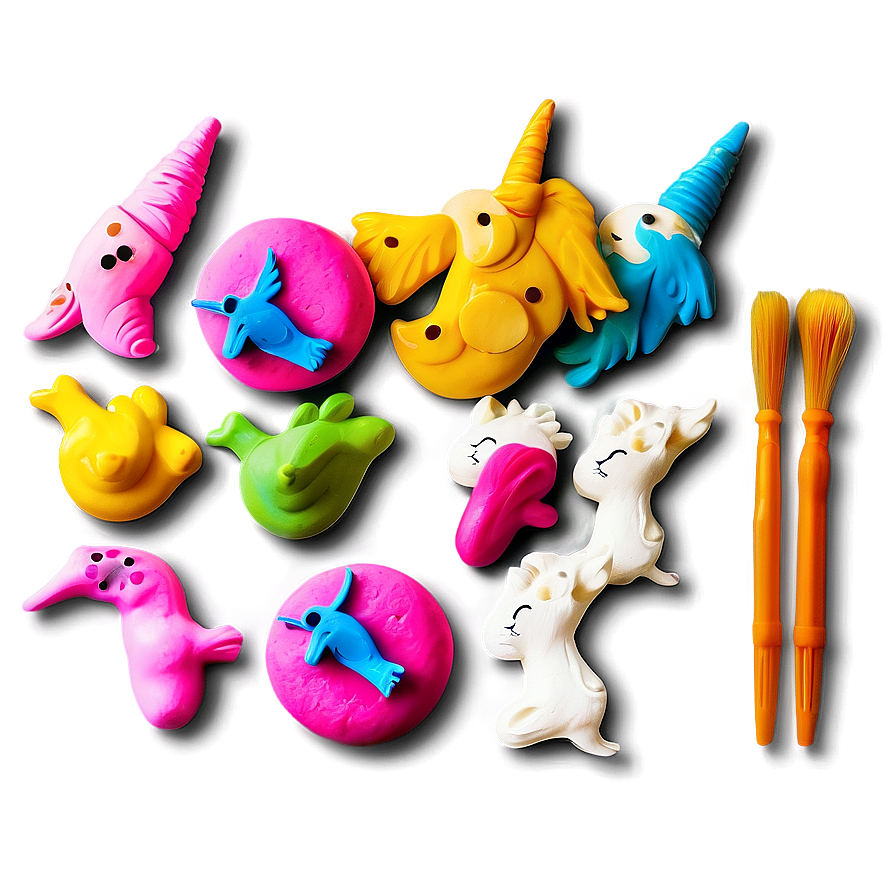 Playdough Fairy And Unicorn Set Png 06132024