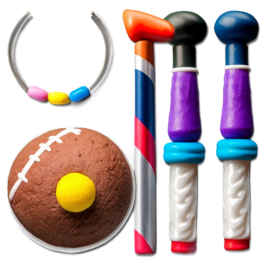 Playdough Sports Theme Set Png Fre54