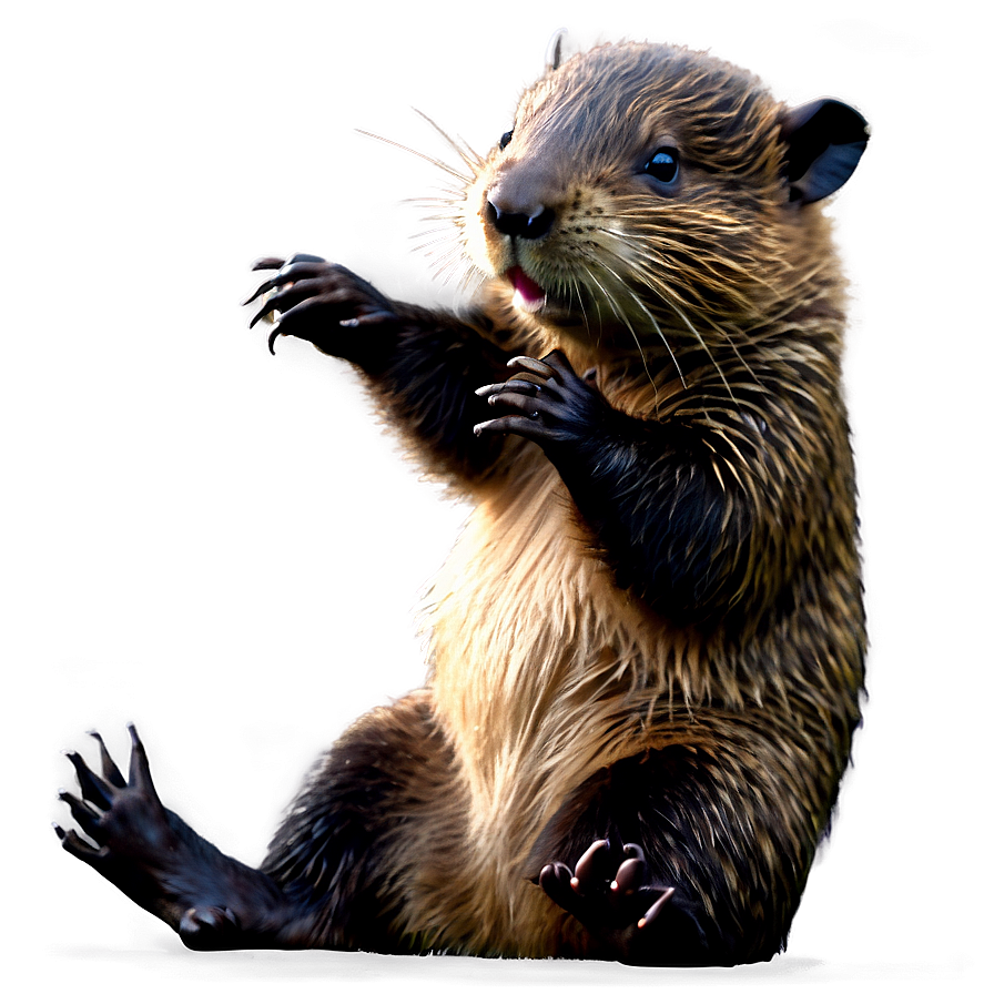 Playful Beaver Cub Png 05242024