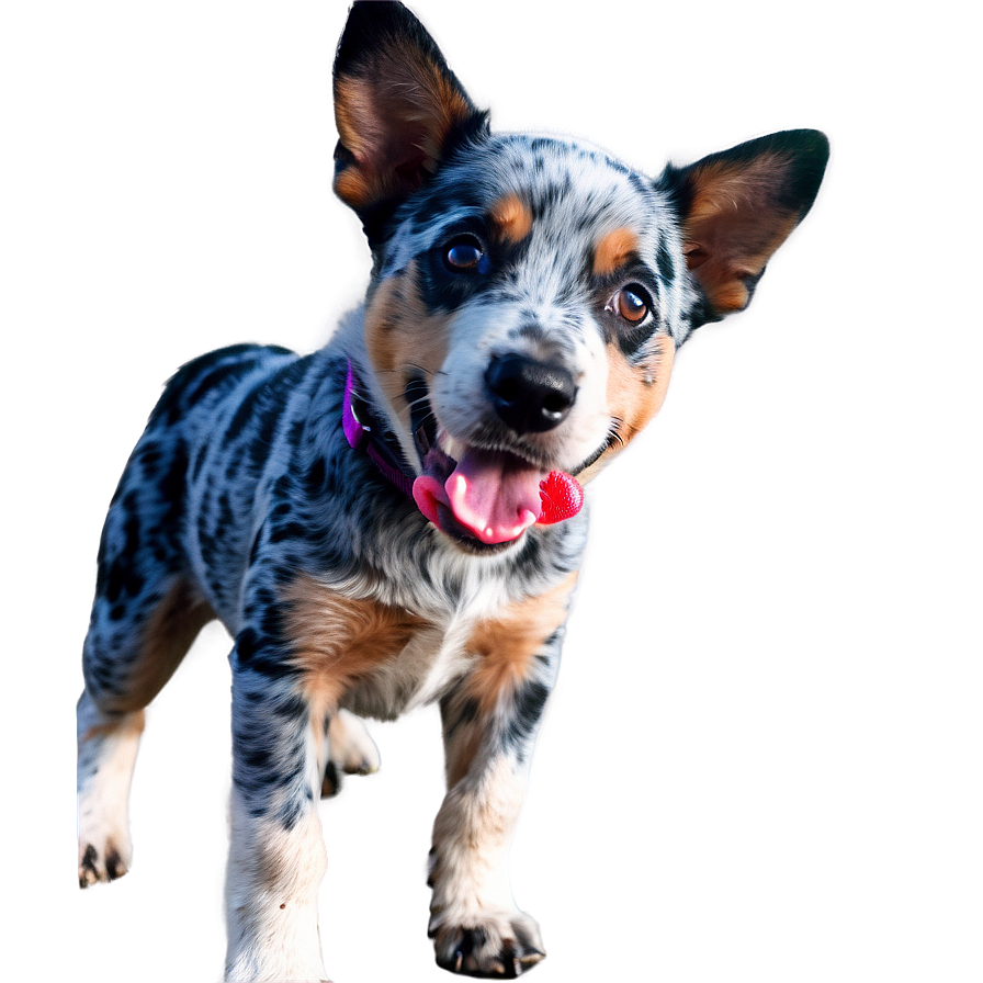 Playful Blue Heeler Png Iay85